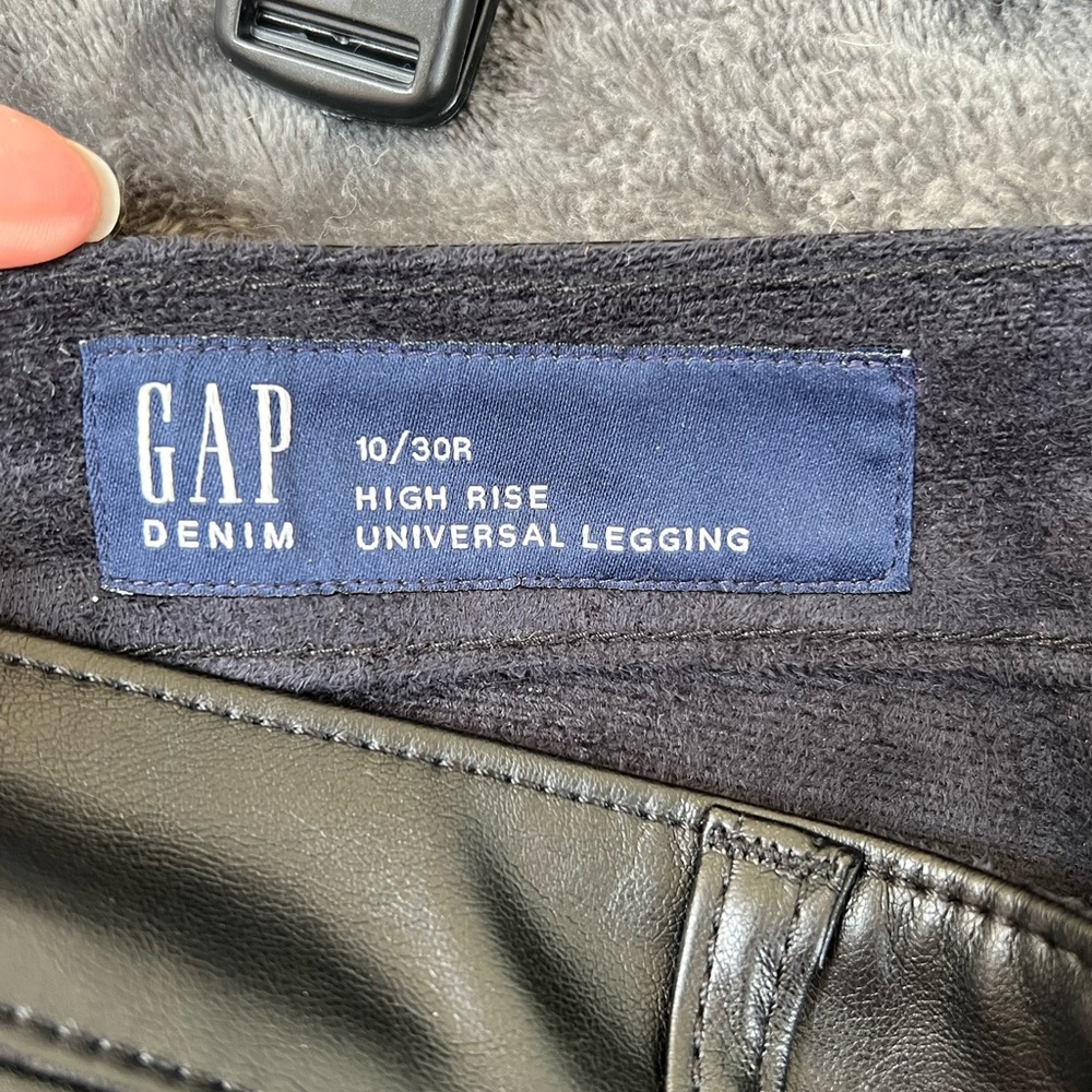 Faux high rise legging